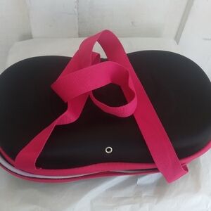 NFINITY Black and Pink Crossbody Bag